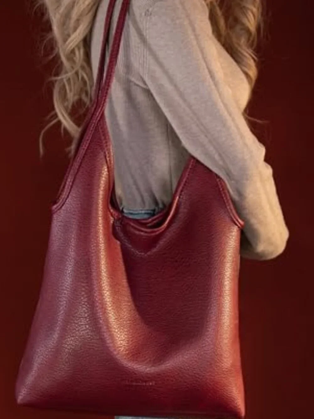 BRAND NEW Red Slouchy Hobo Bags for Women